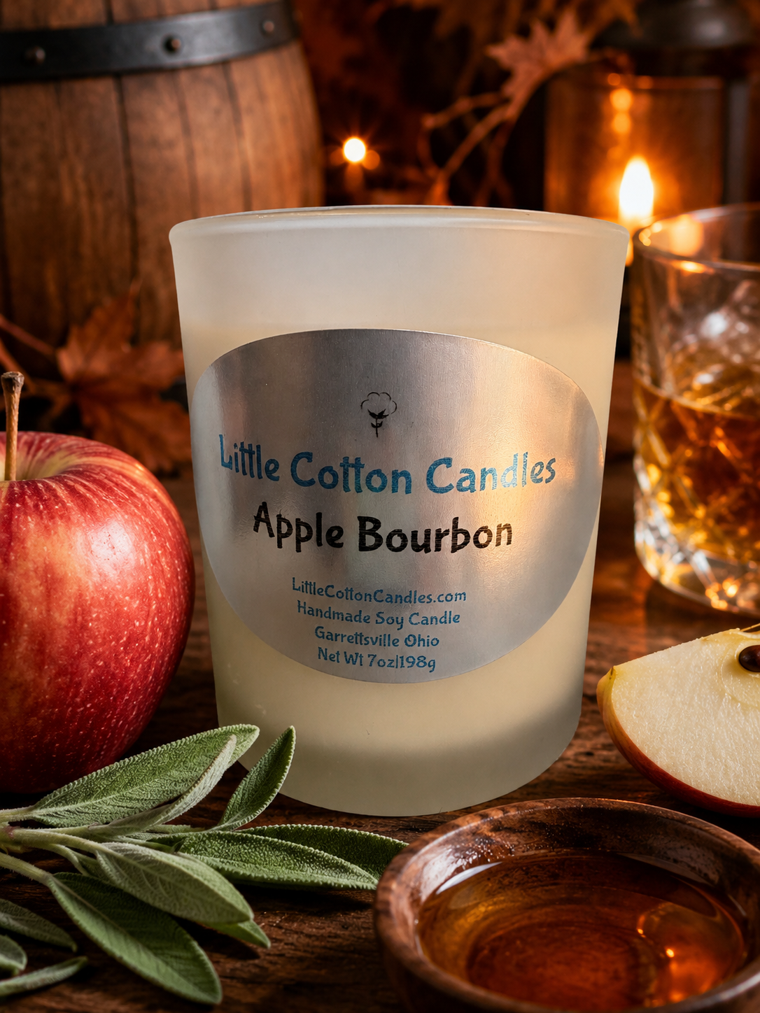 Apple Bourbon Soy Candle