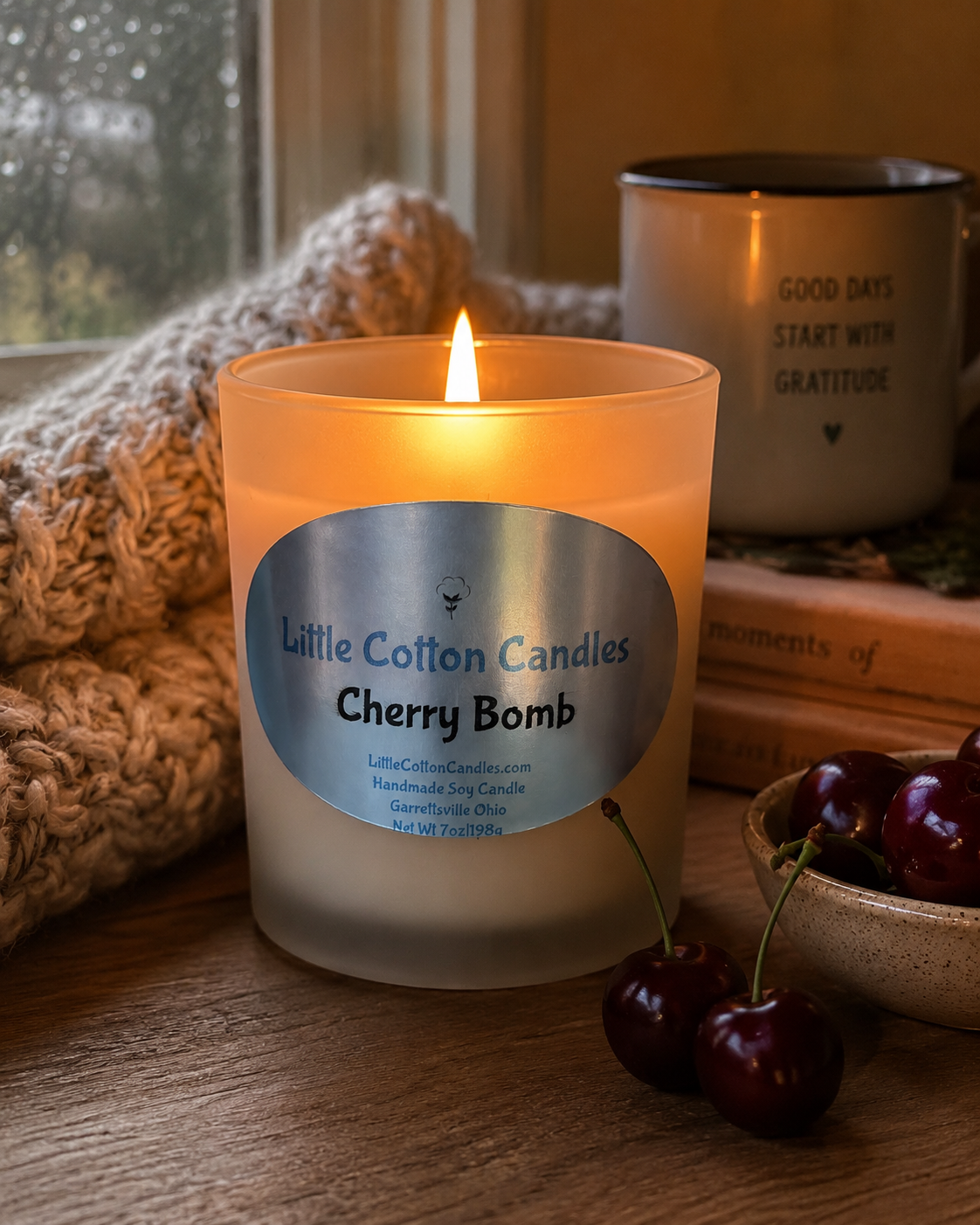 Cherry Bomb Soy Candle π