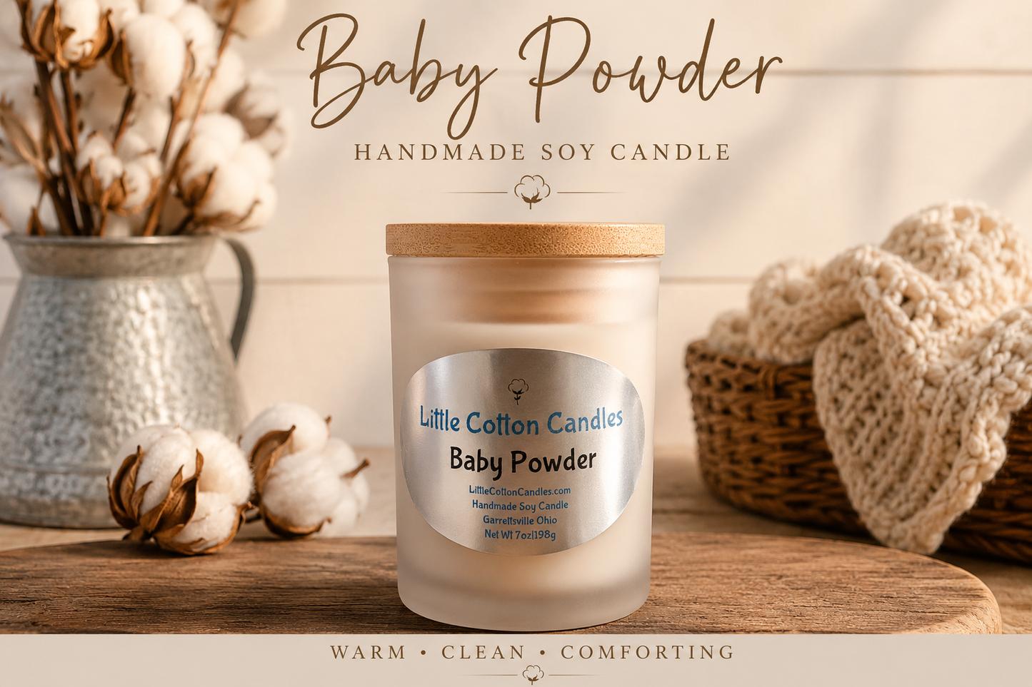 Baby Powder Soy Candle