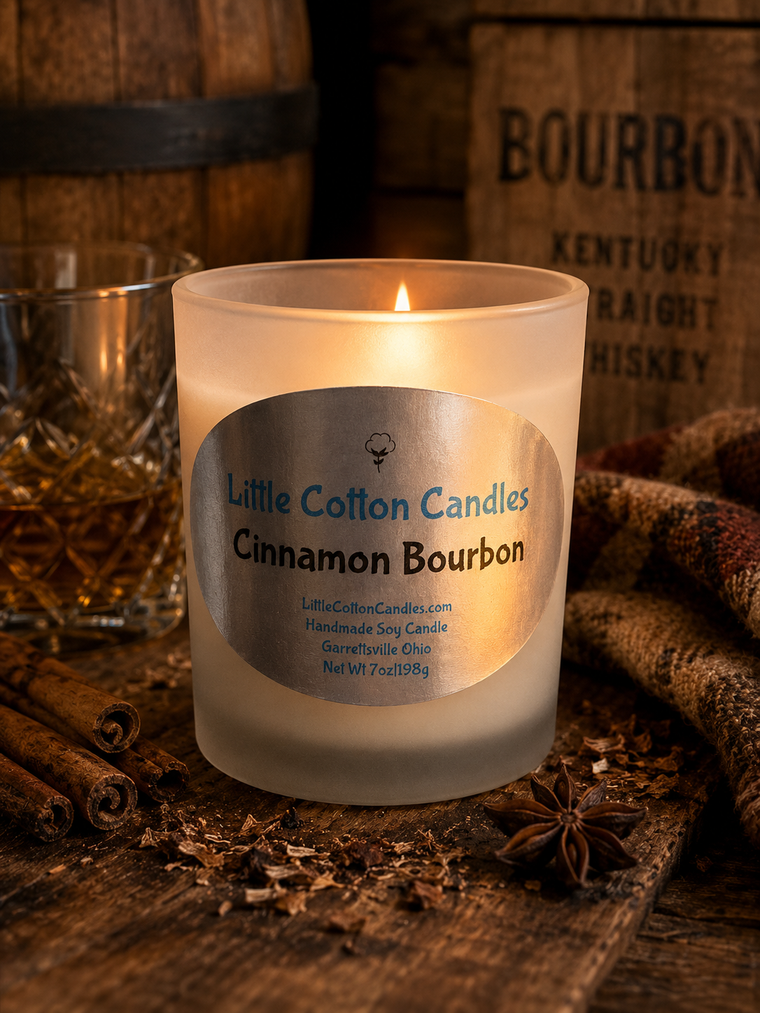 Cinnamon Bourbon Soy Candle