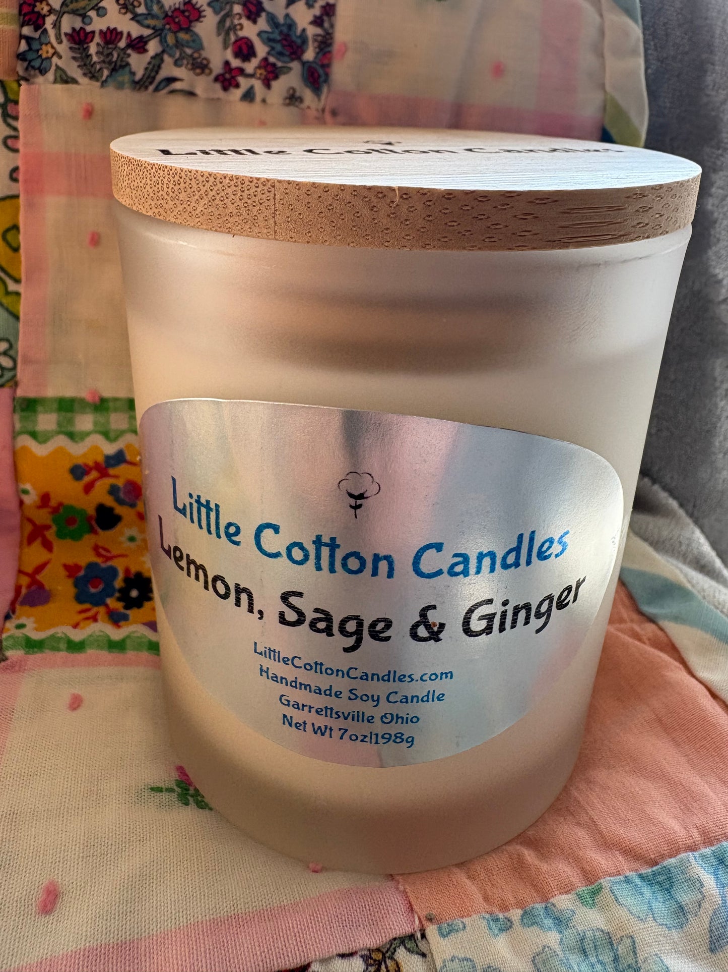 Lemon, Sage & Ginger Soy Candle