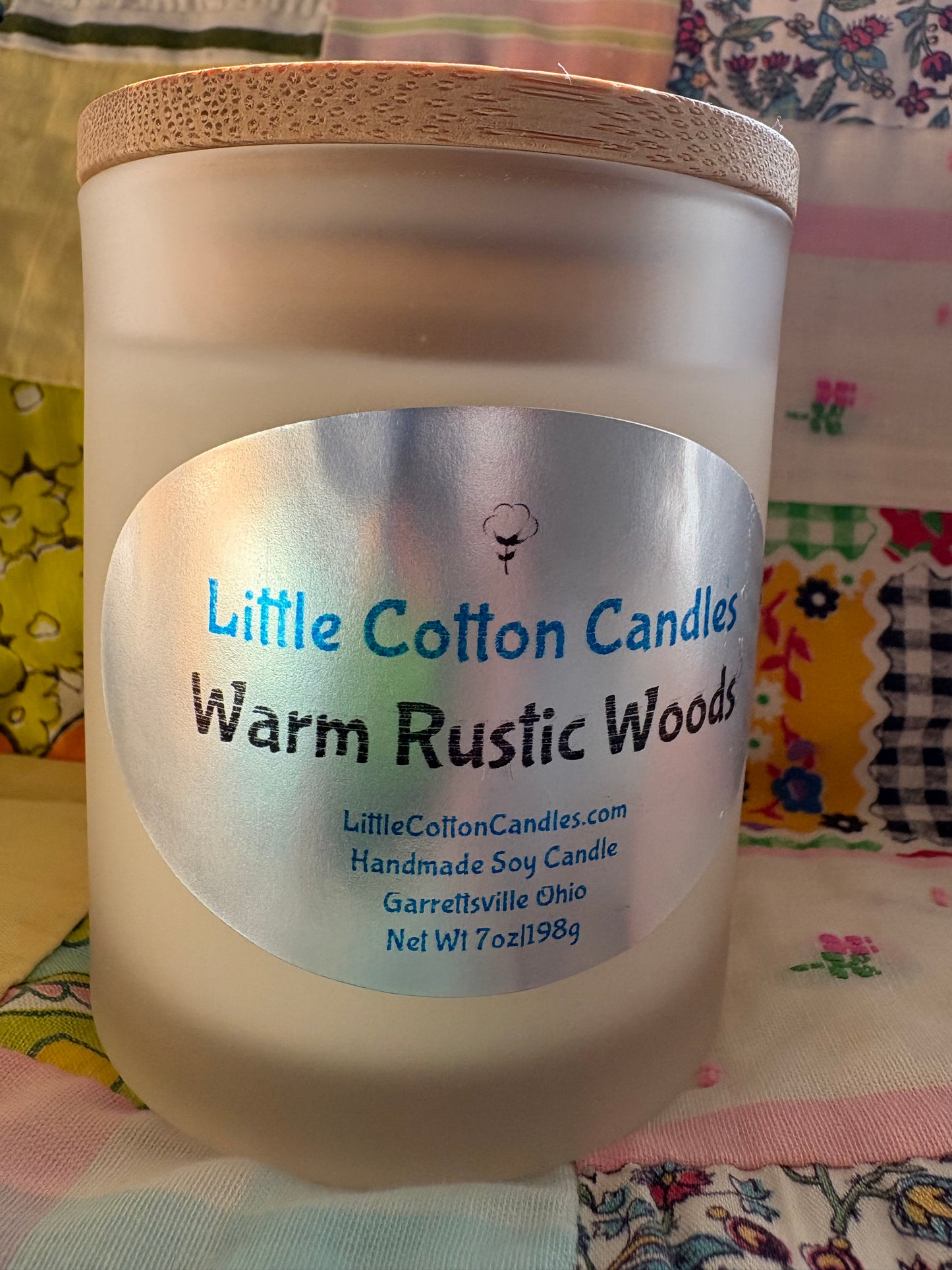 Warm Rustic Woods Soy Candle