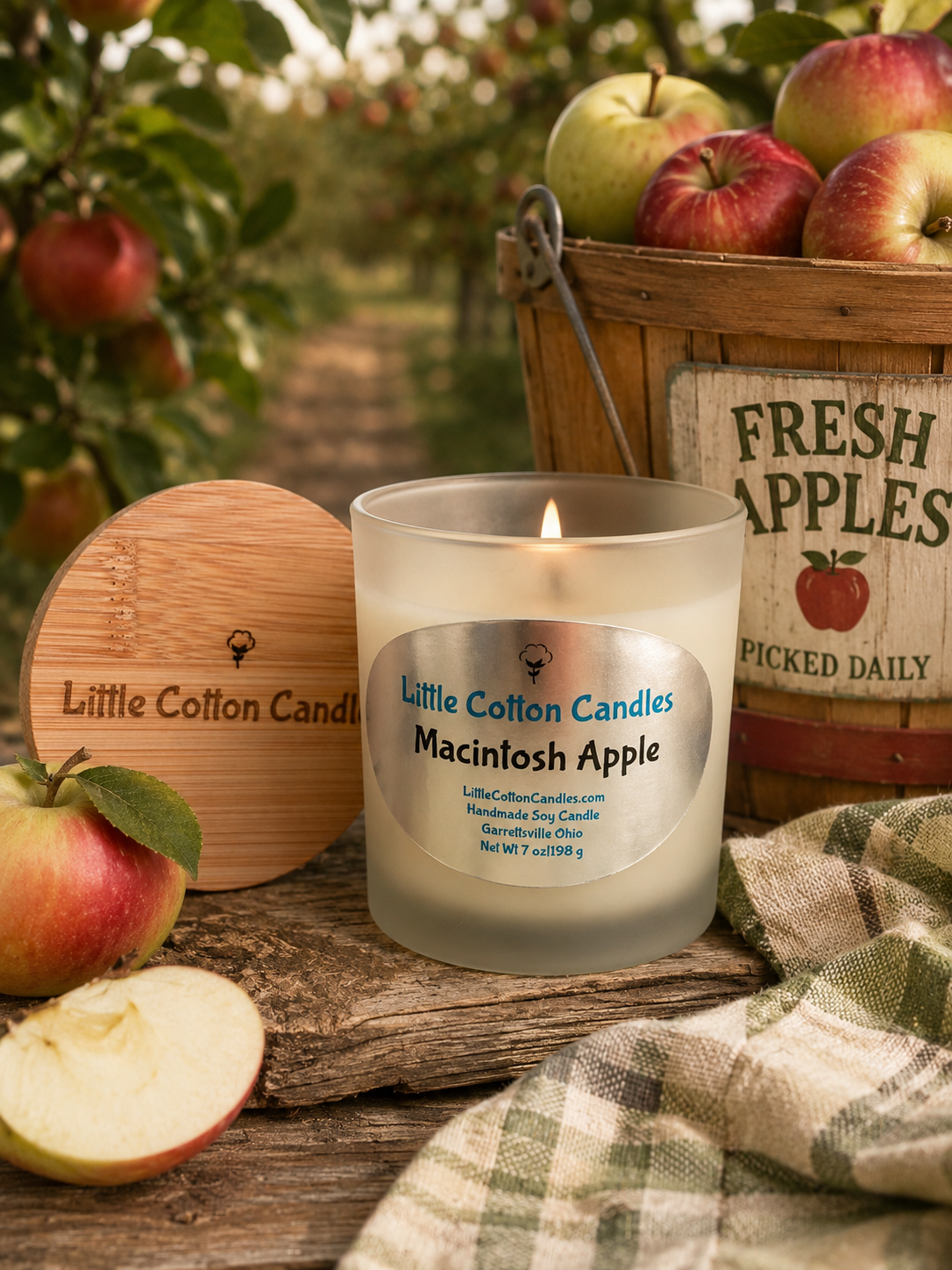 Macintosh Apple Soy Candle