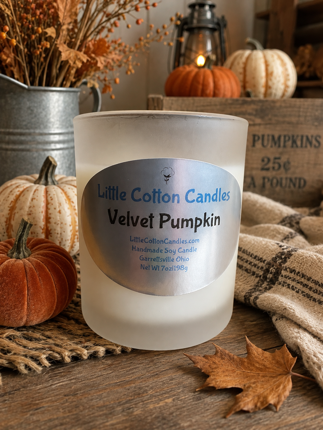 Velvet Pumpkin Soy Candle