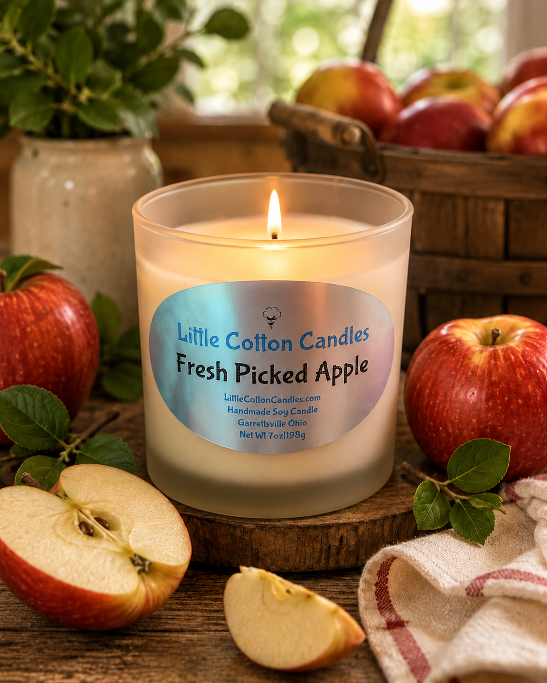 Fresh Picked Apple Soy Candle