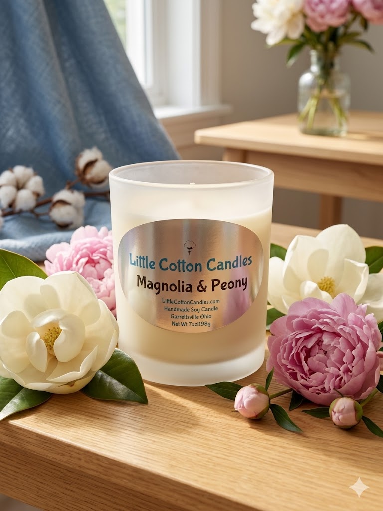 Magnolia & Peony Soy Candle