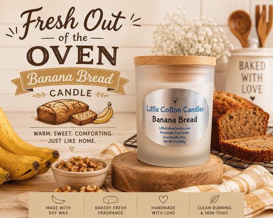 Banana Nut Bread Soy Candle