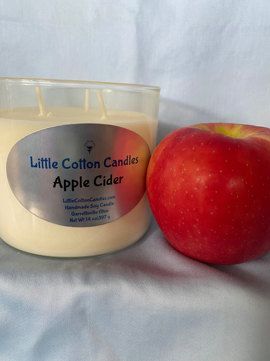 Apple Cider 3-Wick Soy Candle