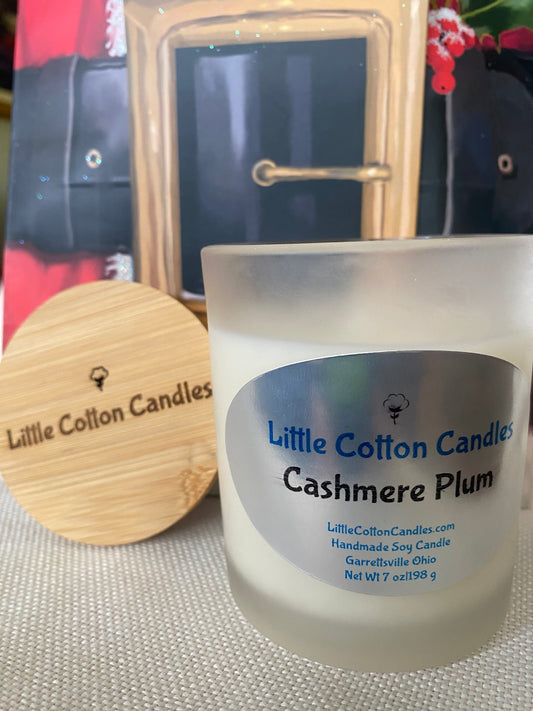 Cashmere Plum Soy Candle