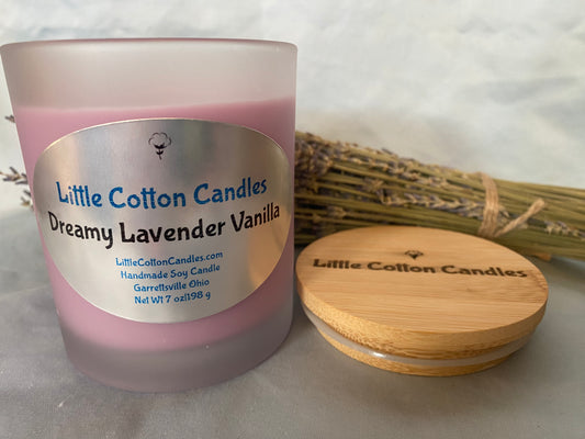 Dreamy Lavender Vanilla soy Candle