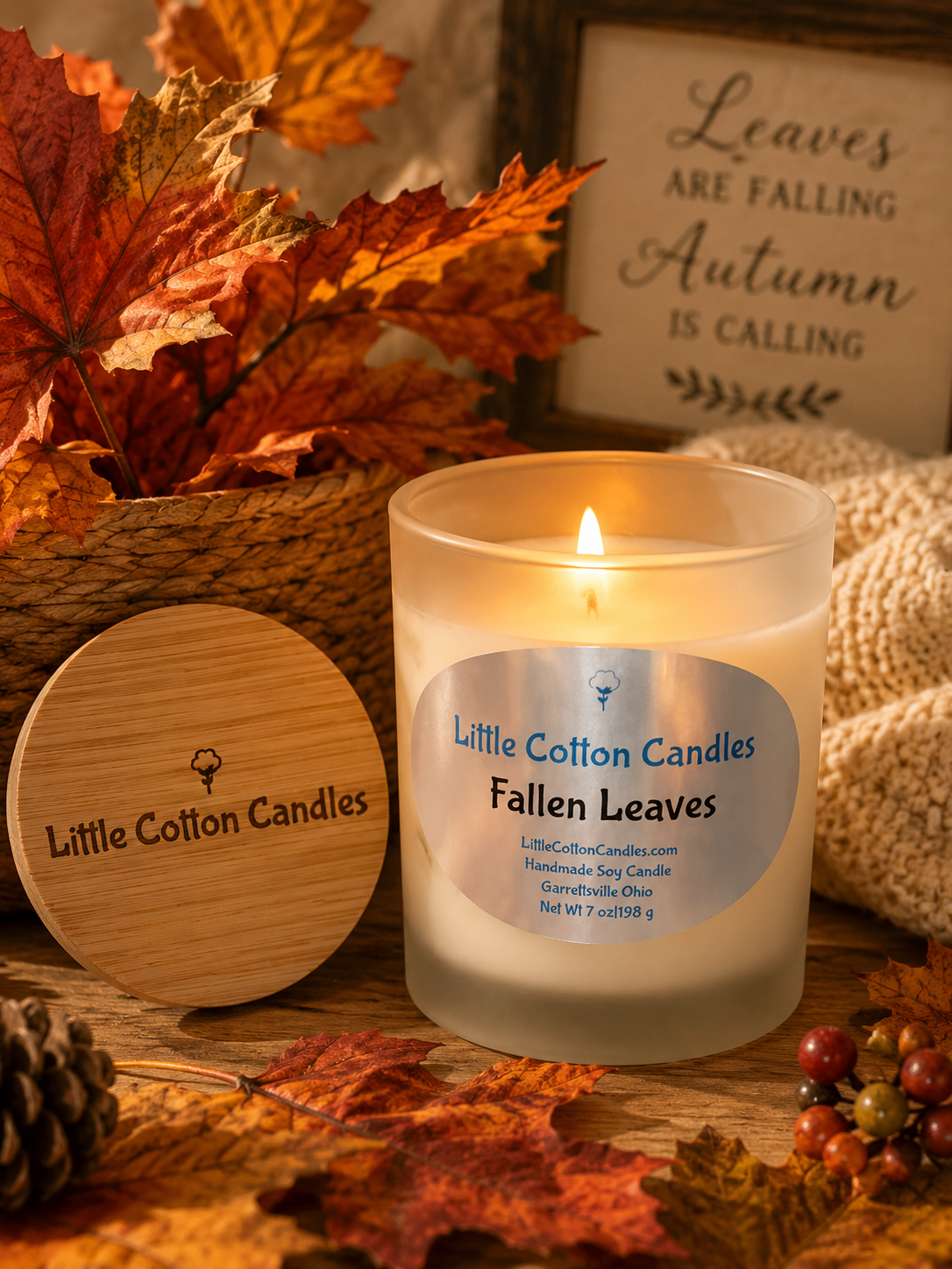 Fallen Leaves Soy Candle