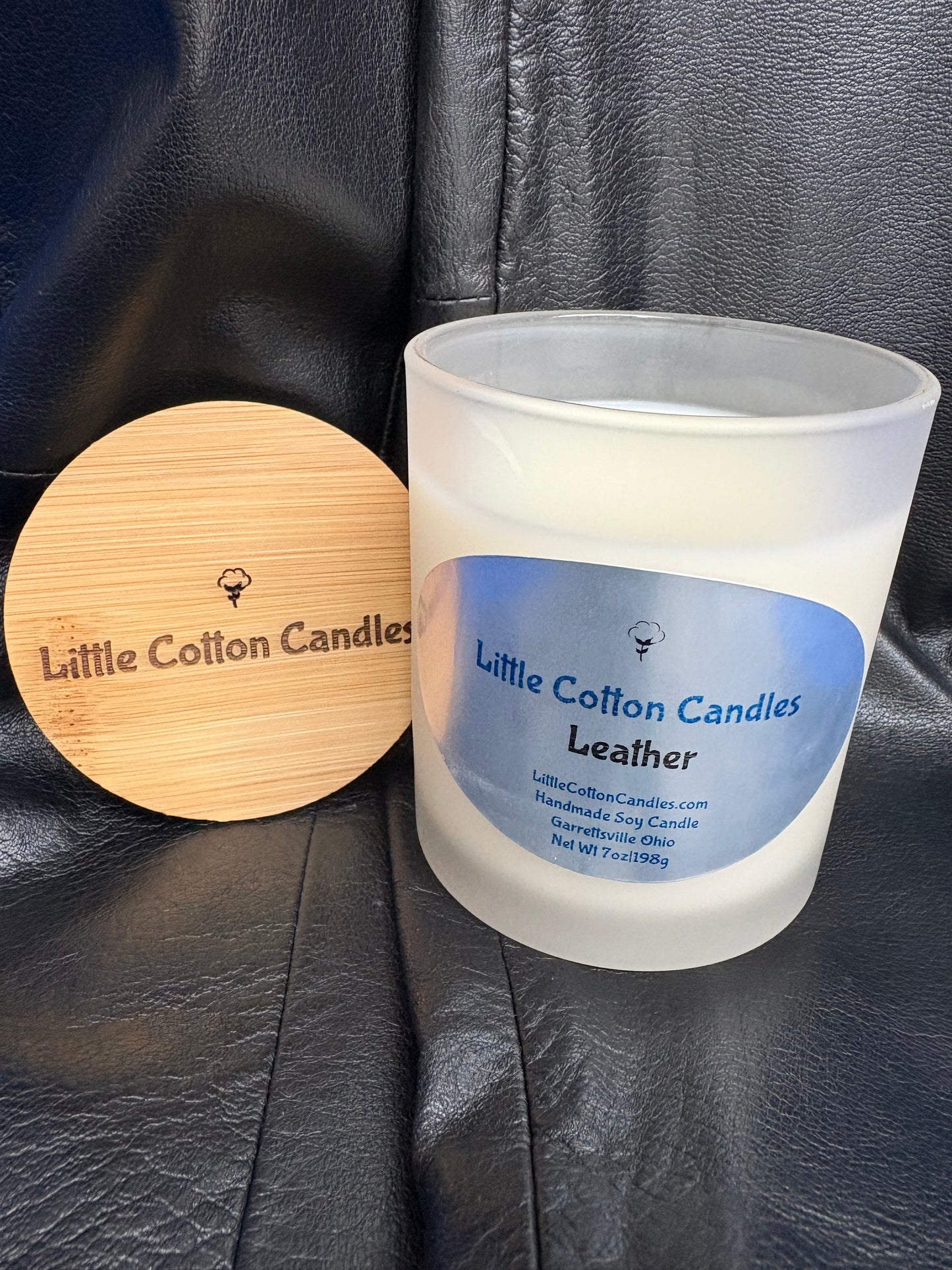 Leather Soy Candle