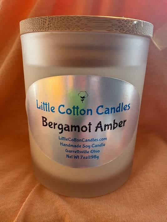 Bergamot Amber Soy Candle