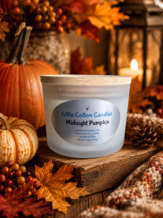 Midnight Pumpkin 3-Wick Soy Candle