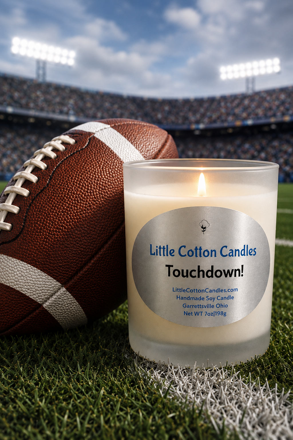 Touchdown!  Soy Candle