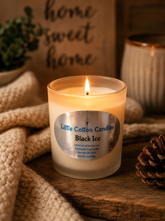 Black Ice Soy Candle